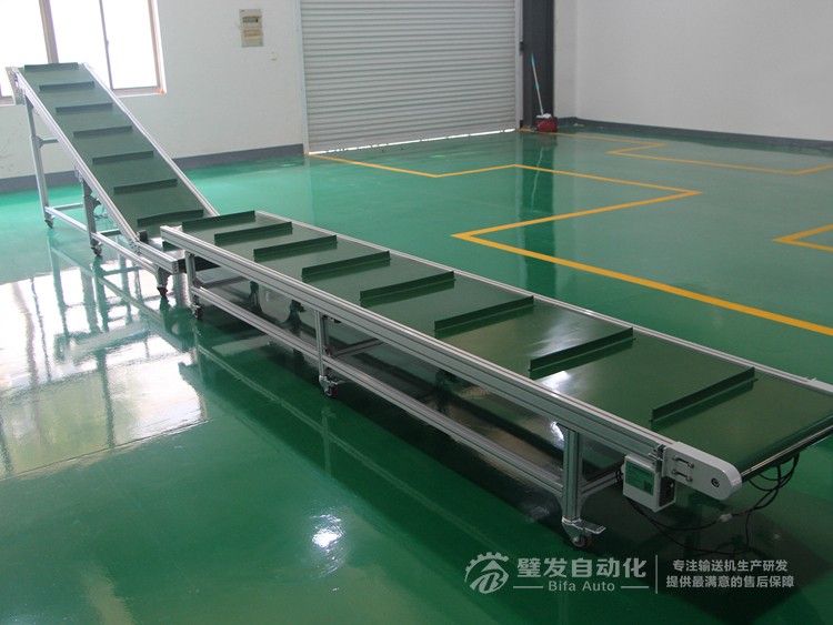 帶擋板直線與爬坡輸送機 帶擋板直線與爬坡輸送機