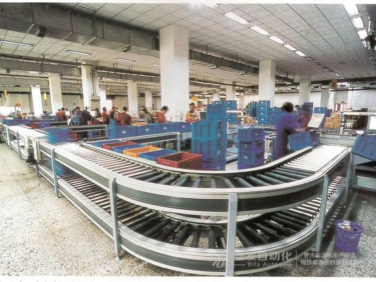 轉彎式滾筒輸送線